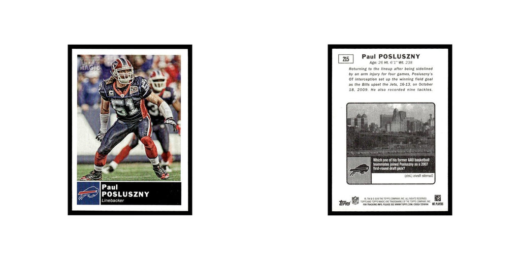 2010 Topps Magic Mini Paul Posluszny Bills #215