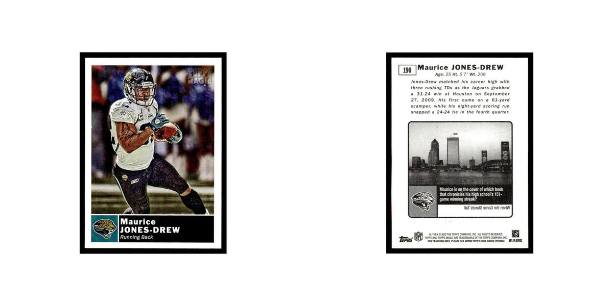 2010 Topps Magic Mini Maurice Jones-Drew Jaguars #190