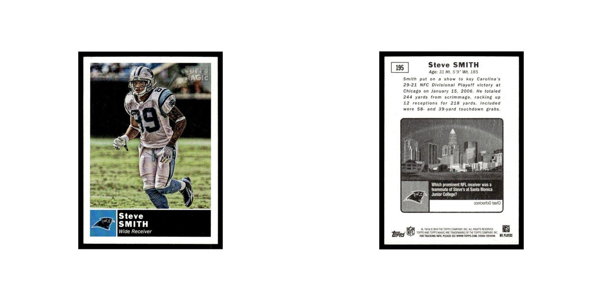 2010 Topps Magic Mini Steve Smith Panthers #195