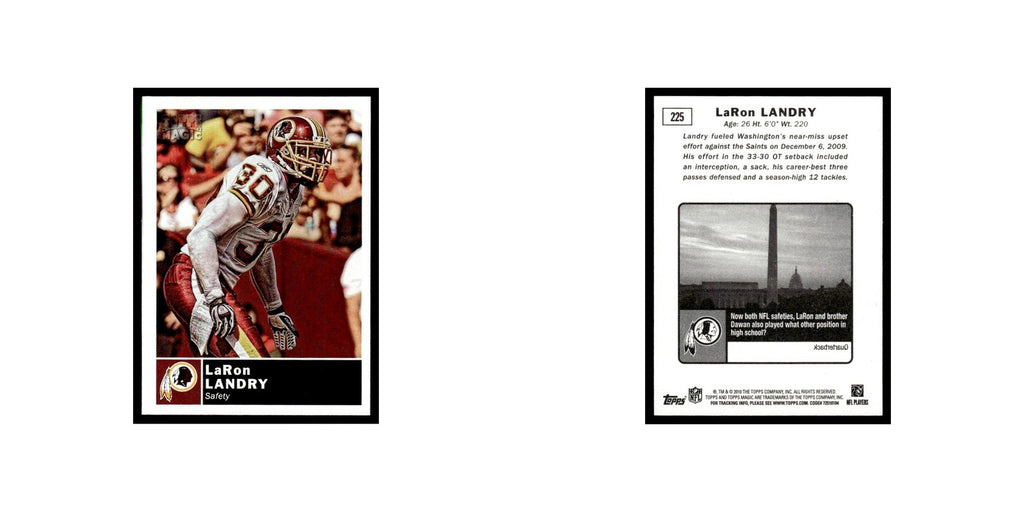 2010 Topps Magic Mini LaRon Landry Redskins #225