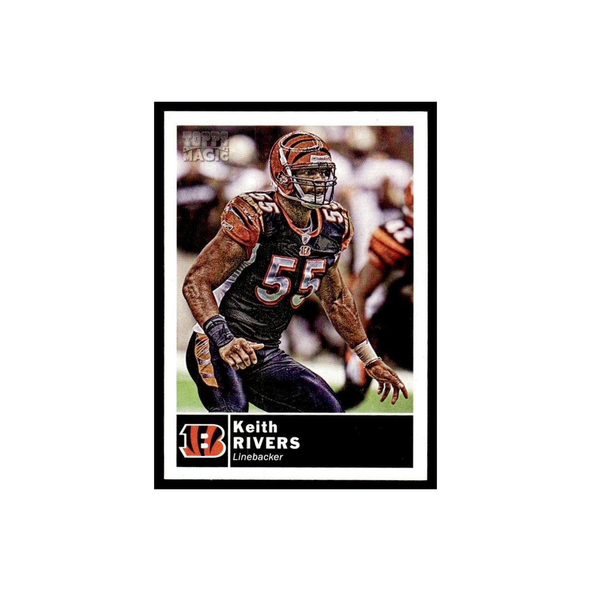 2010 Topps Magic Mini Keith Rivers Bengals #73