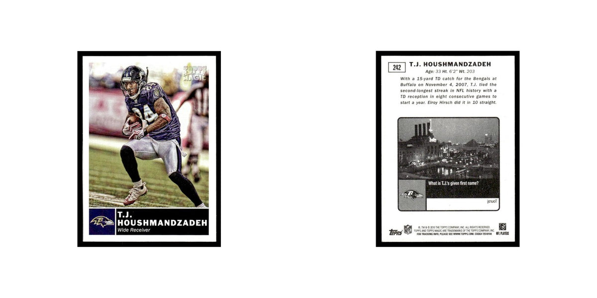2010 Topps Magic Mini T.J. Houshmandzadeh Ravens #242