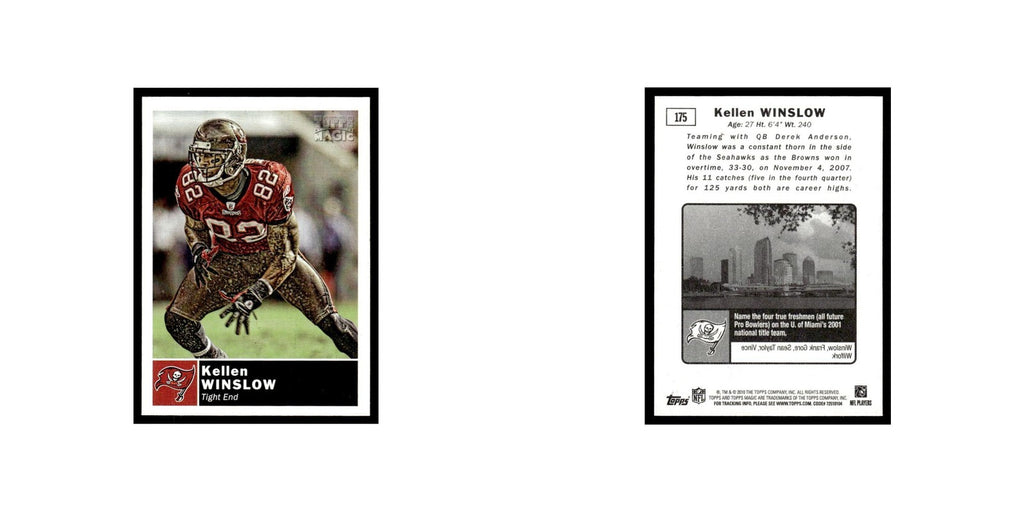 2010 Topps Magic Mini Kellen Winslow Jr. Buccaneers #175