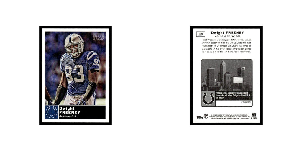 2010 Topps Magic Mini Dwight Freeney Colts #169