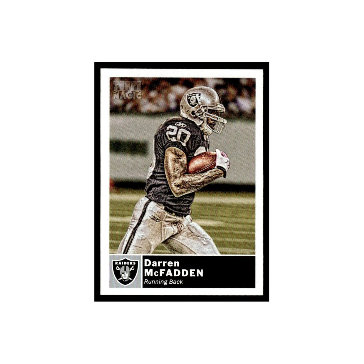 2010 Topps Magic Mini Darren McFadden Raiders #42