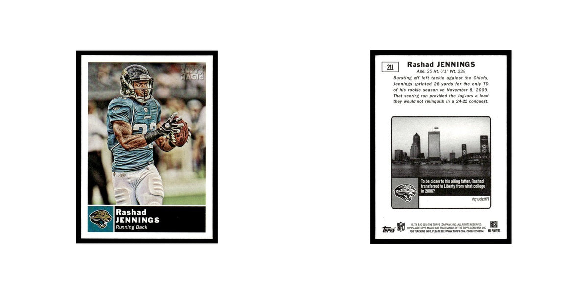 2010 Topps Magic Mini Rashad Jennings Jaguars #211