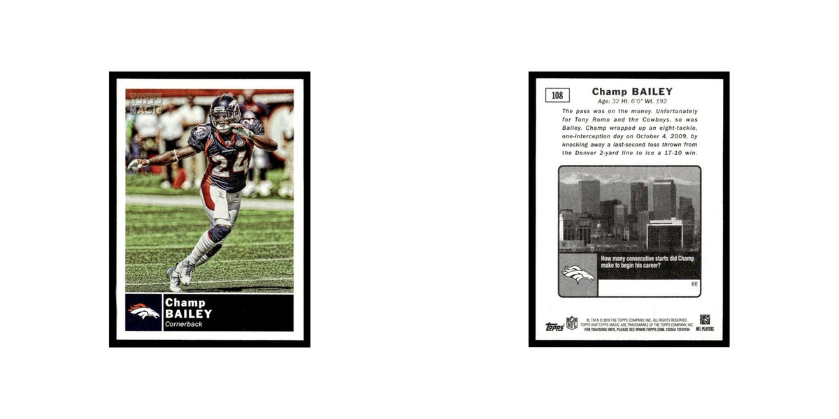 2010 Topps Magic Mini Champ Bailey Broncos #108