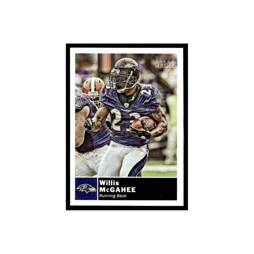 2010 Topps Magic Mini Willis McGahee Ravens #221