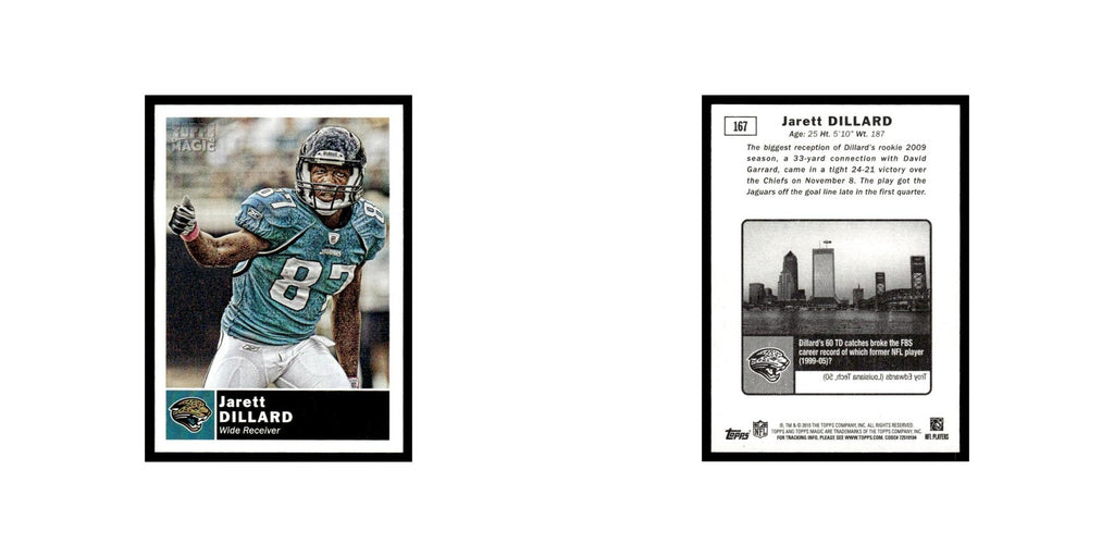 2010 Topps Magic Mini Jarett Dillard Jaguars #167