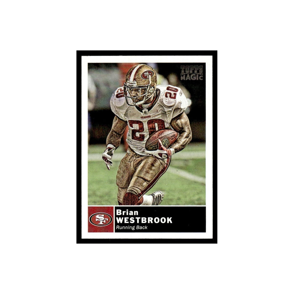 2010 Topps Magic Mini Brian Westbrook 49ers #34