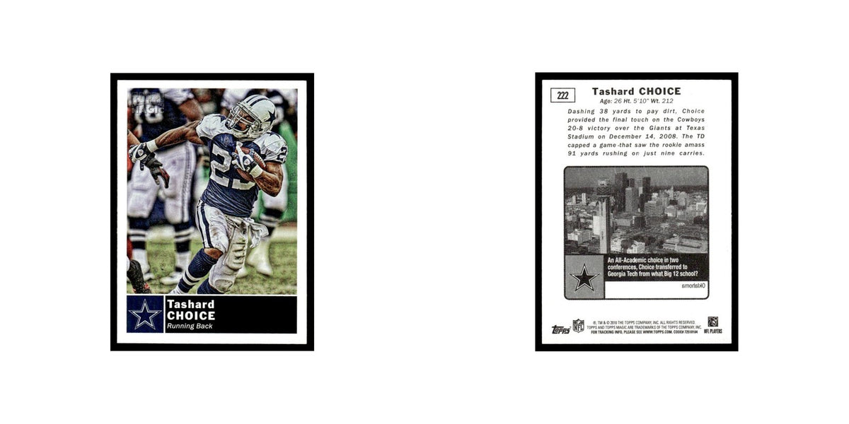 2010 Topps Magic Mini Tashard Choice Cowboys #222