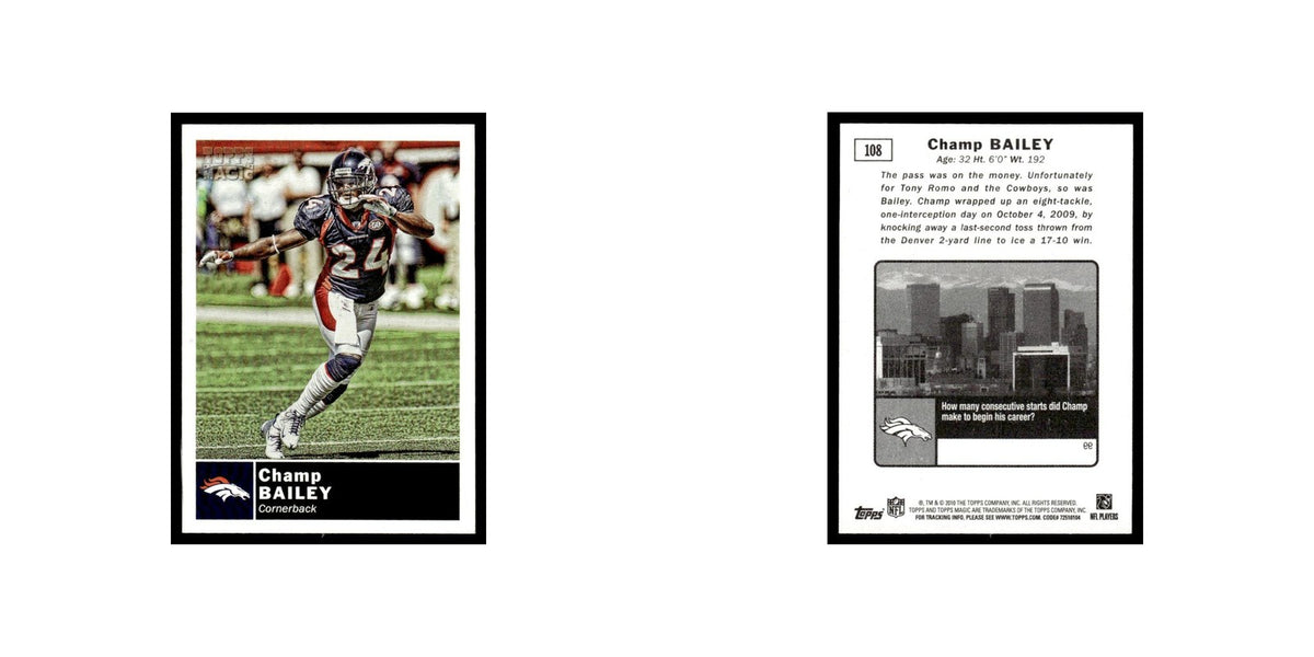 2010 Topps Magic Mini Champ Bailey Broncos #108