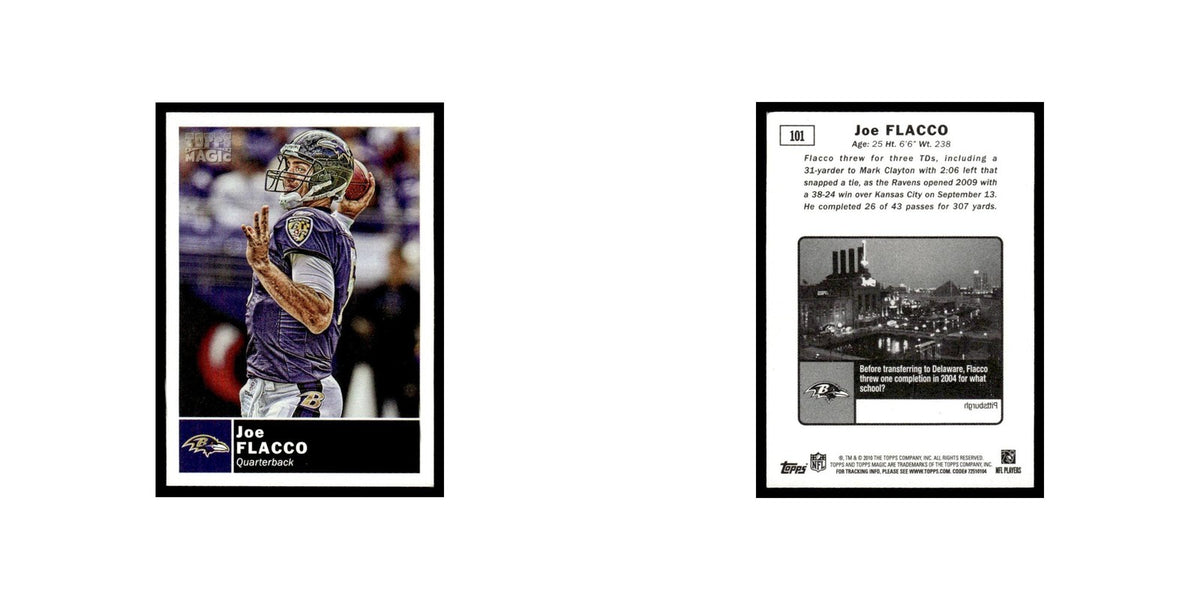 2010 Topps Magic Mini Joe Flacco Ravens #101