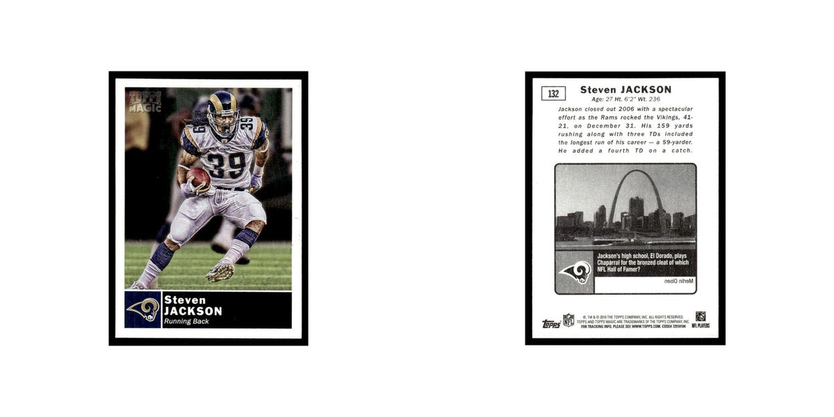 2010 Topps Magic Mini Steven Jackson St. Louis Rams #132