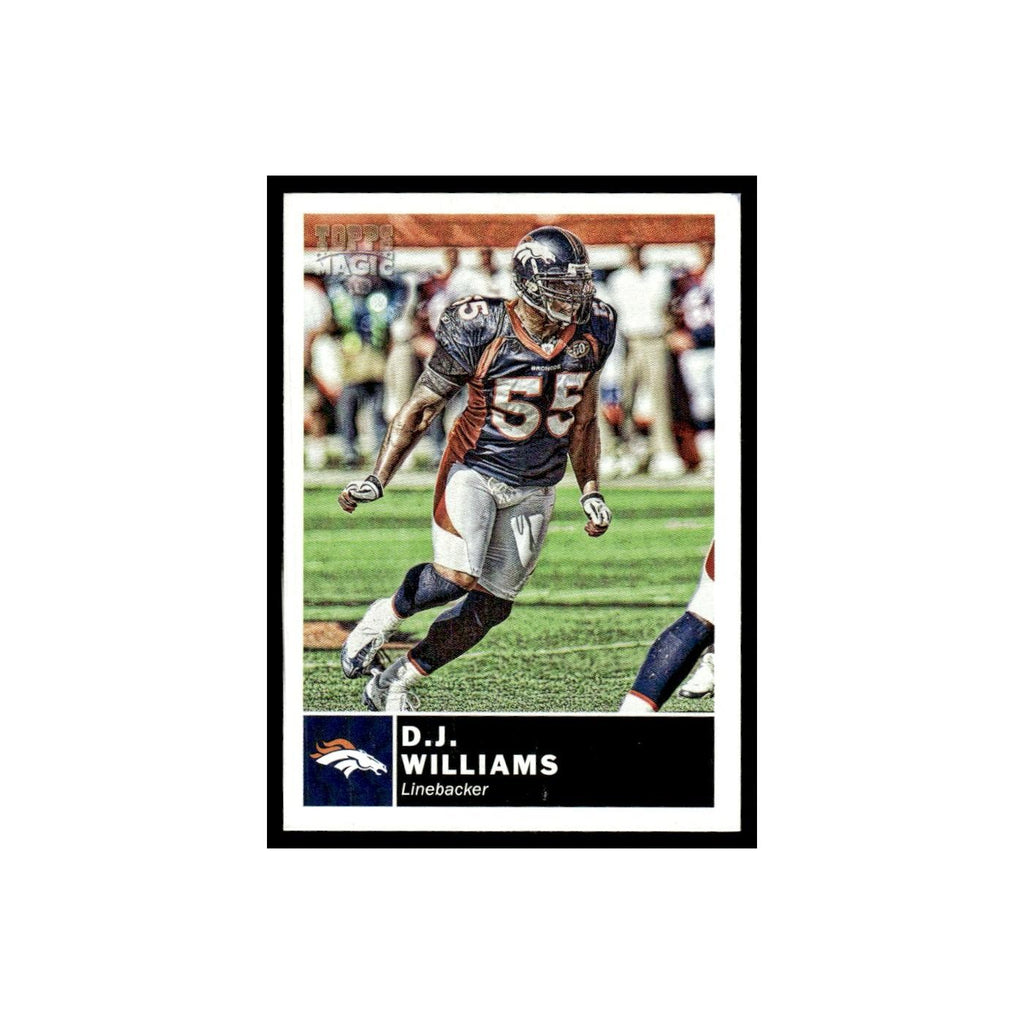 2010 Topps Magic Mini D.J. Williams Broncos #118