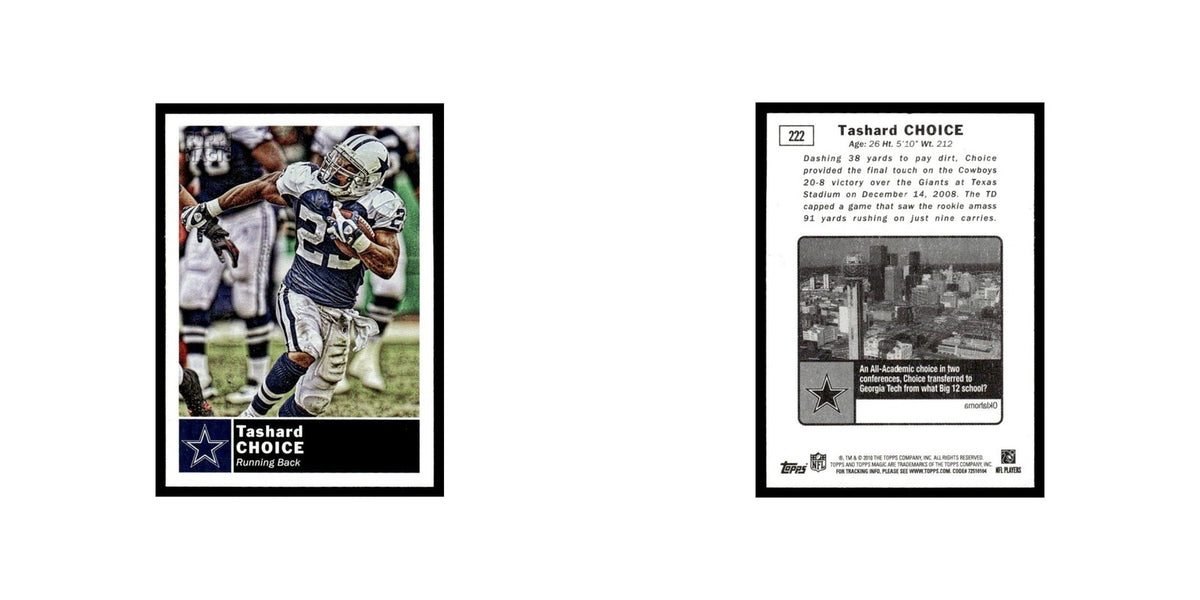 2010 Topps Magic Mini Tashard Choice Cowboys #222