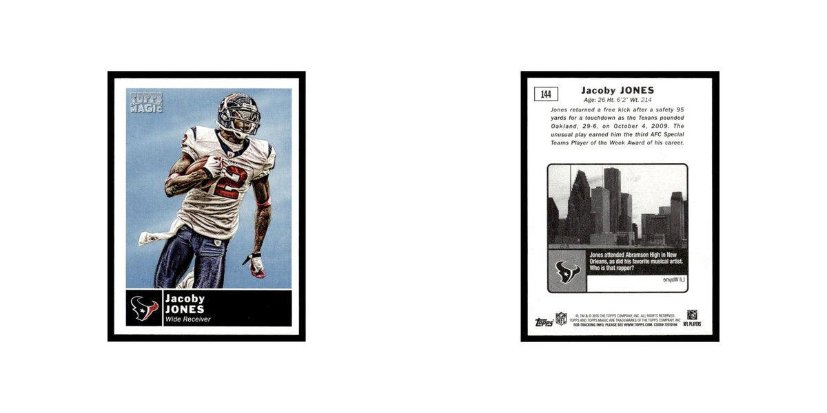 2010 Topps Magic Mini Jacoby Jones Texans #144