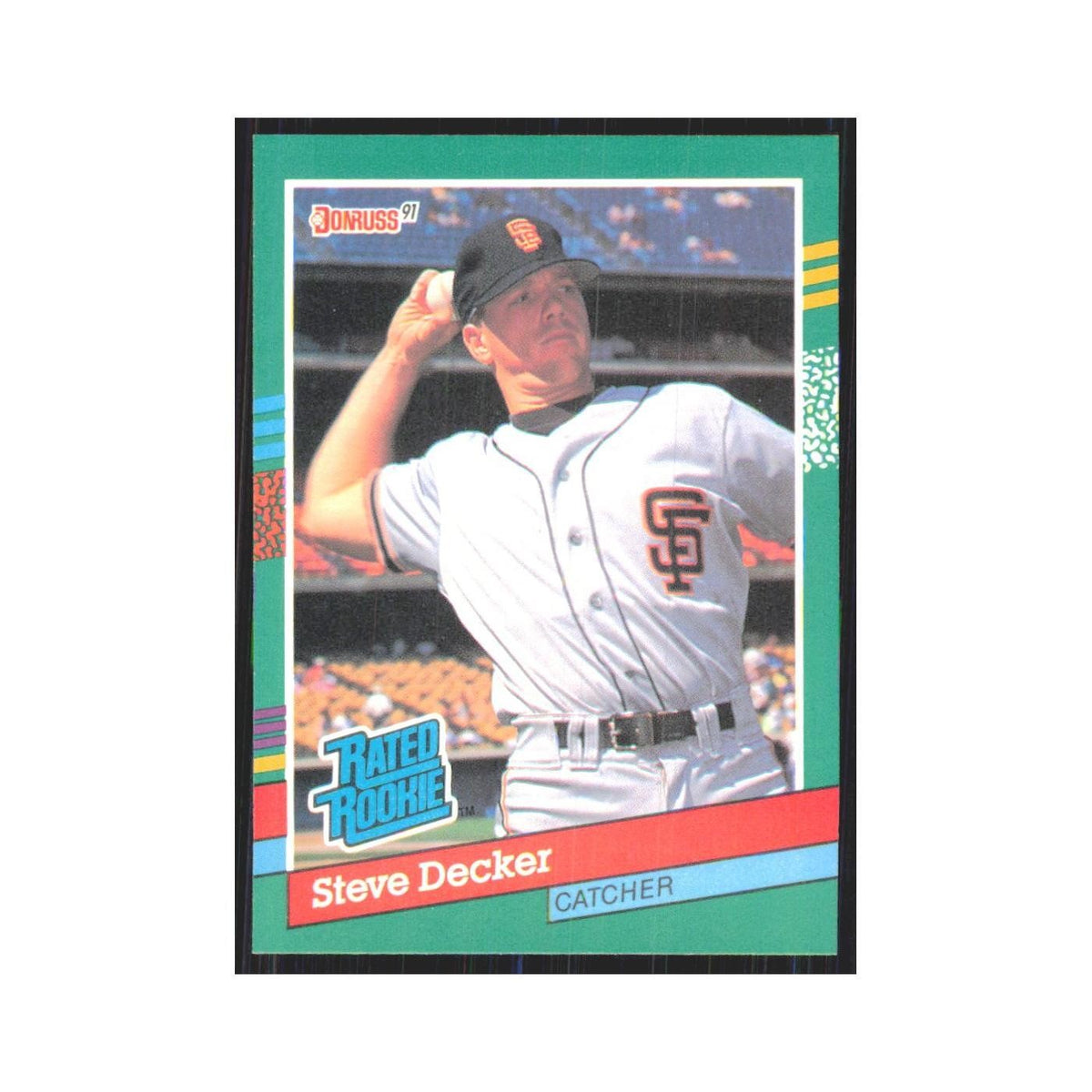 1991 Donruss Steve Decker RC Giants #428