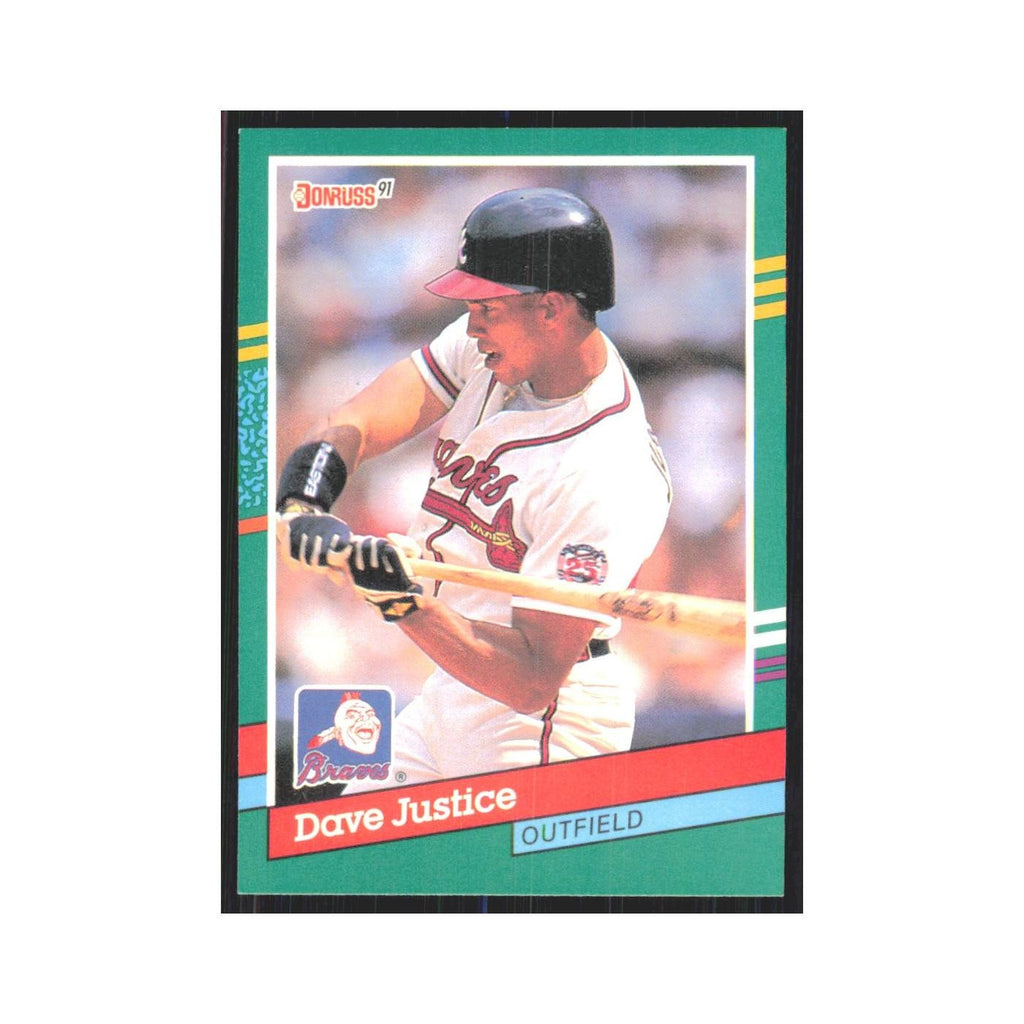 1991 Donruss Dave Justice Braves #548