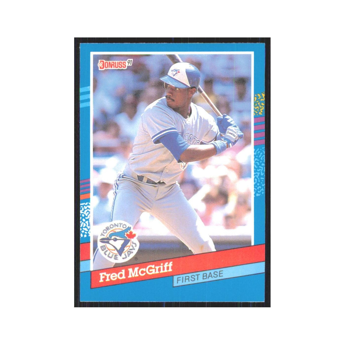 1991 Donruss Fred McGriff Blue Jays #261