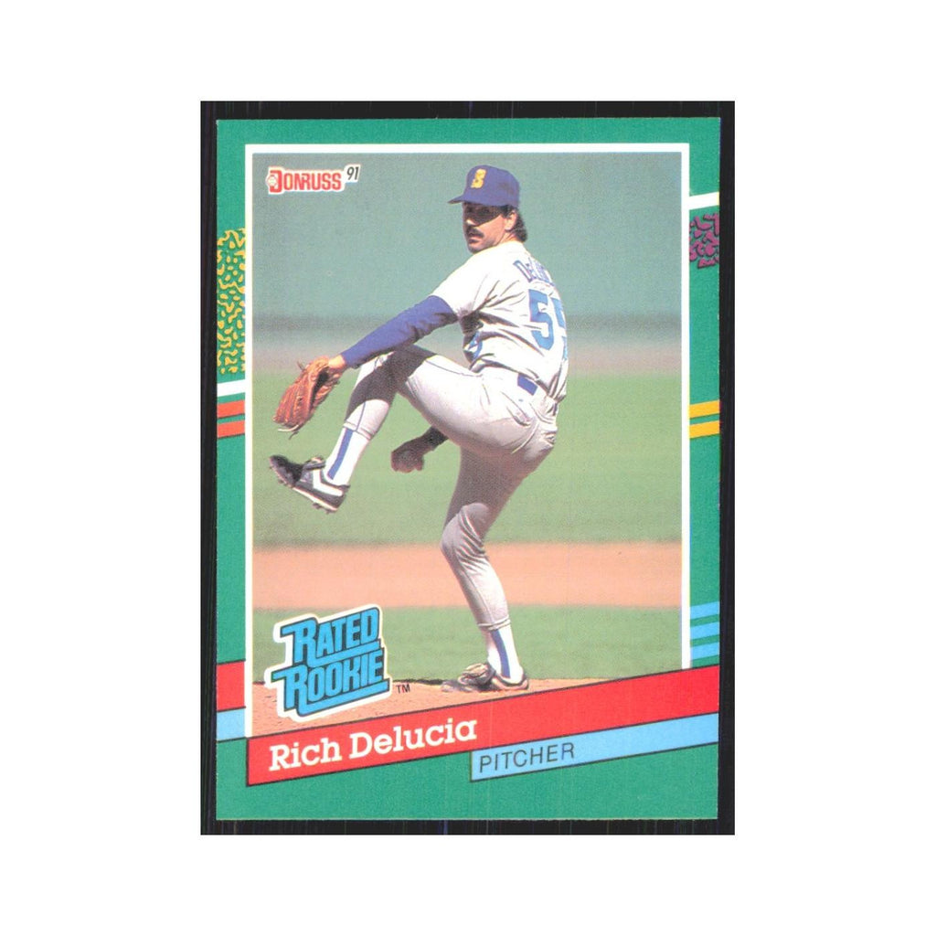 1991 Donruss Rich DeLucia RC Mariners #426