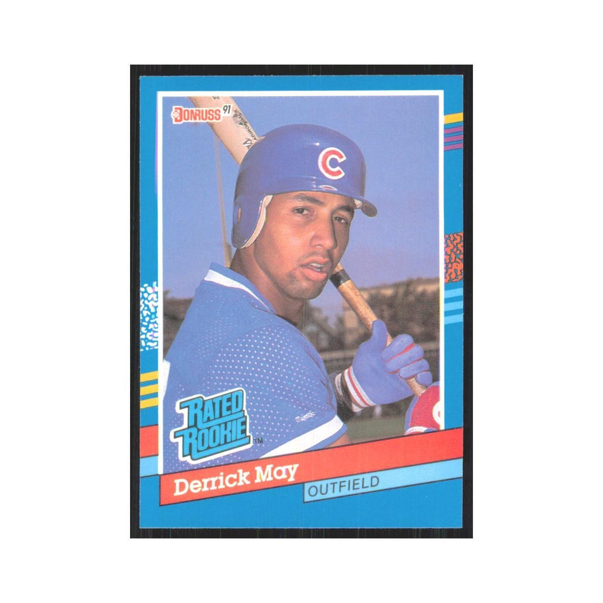 1991 Donruss Derrick May RC Cubs #36