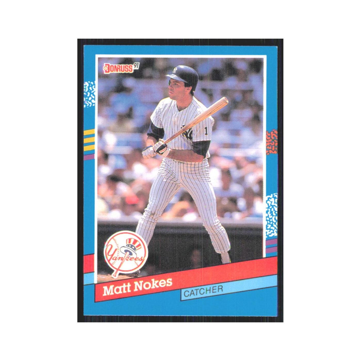 1991 Donruss Matt Nokes Yankees #170
