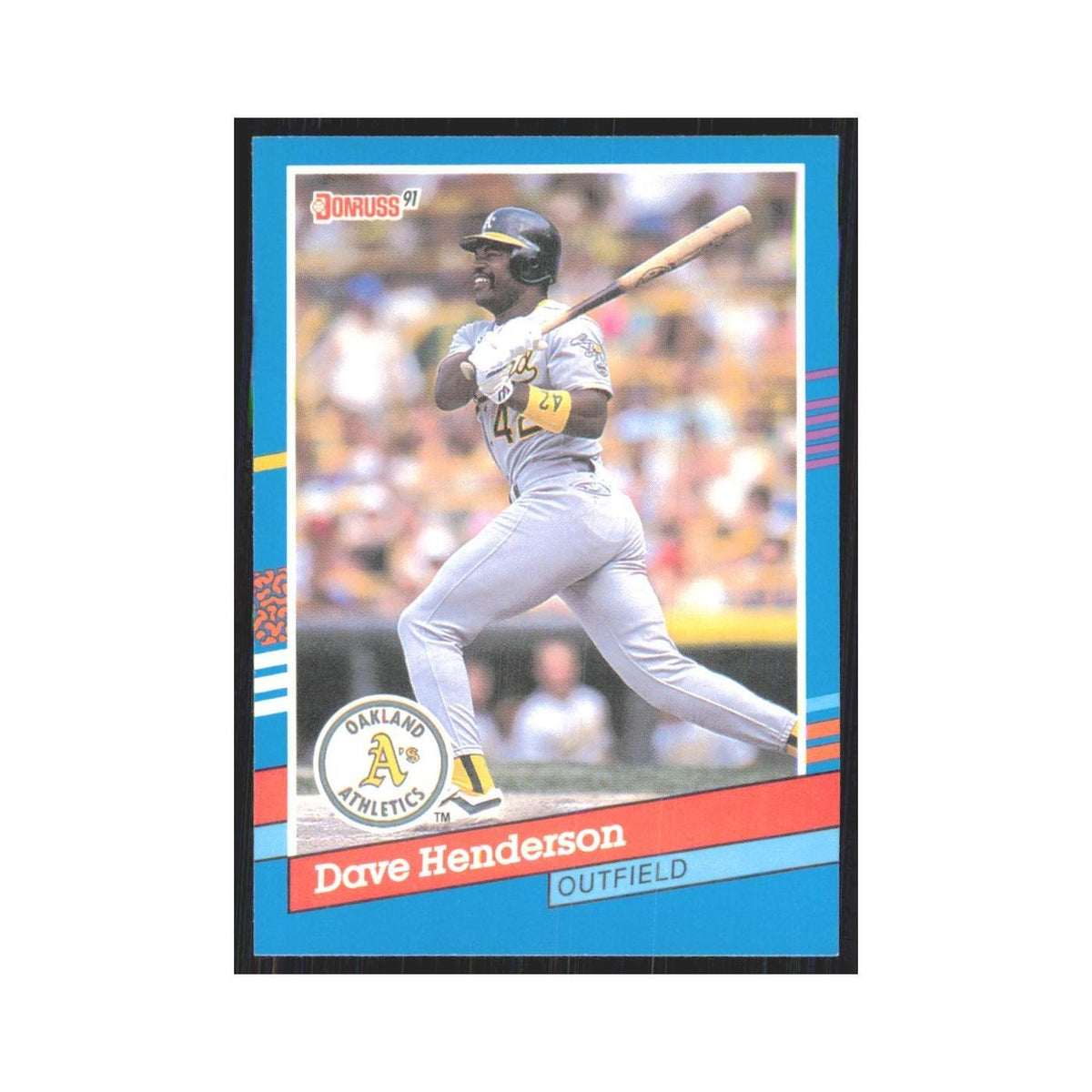 1991 Donruss Dave Henderson Athletics #326