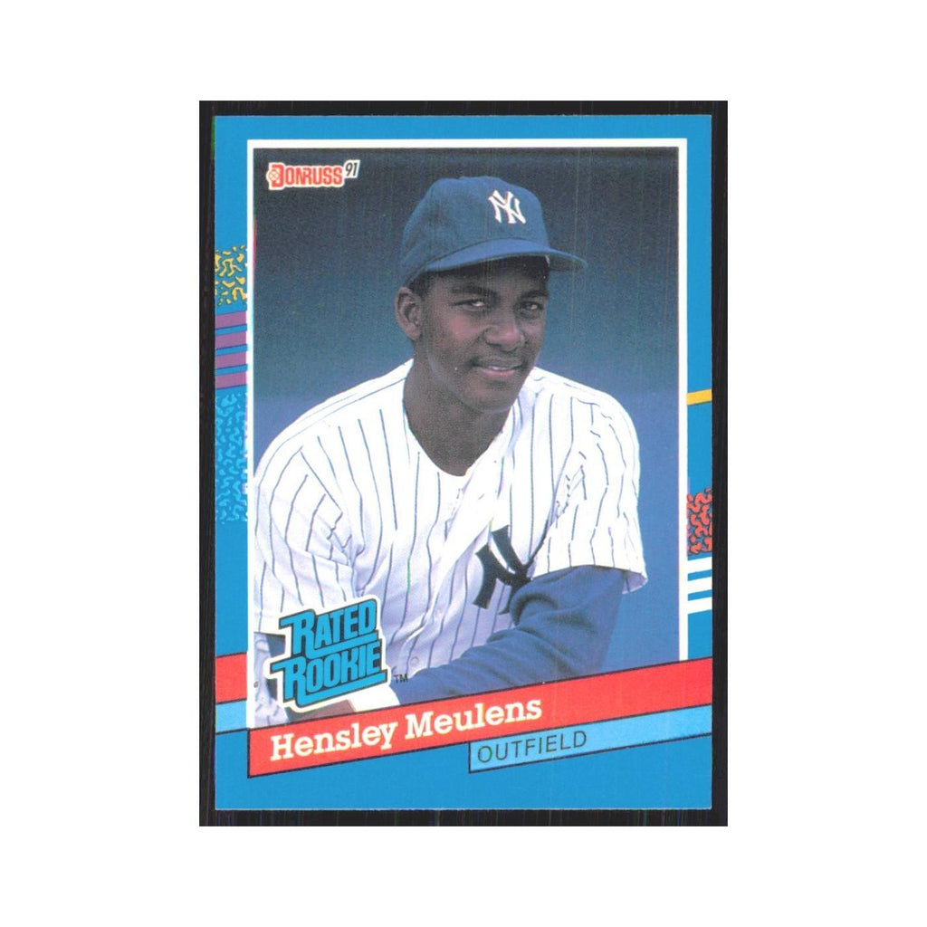 1991 Donruss Hensley Meulens RC Yankees #31