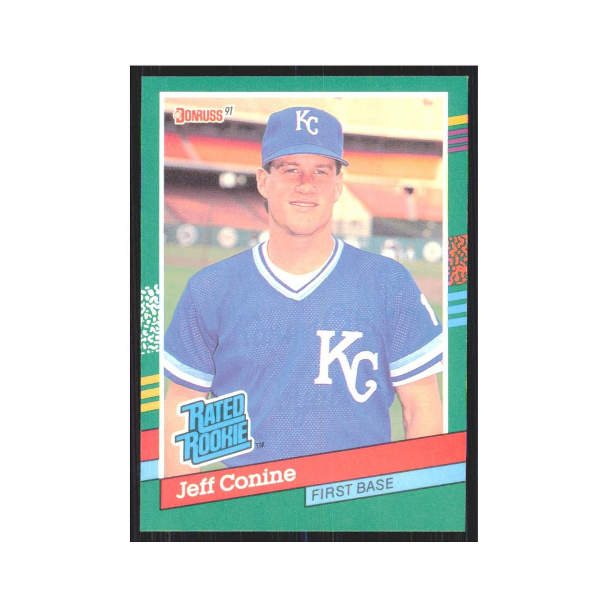 1991 Donruss Jeff Conine RC Royals #427