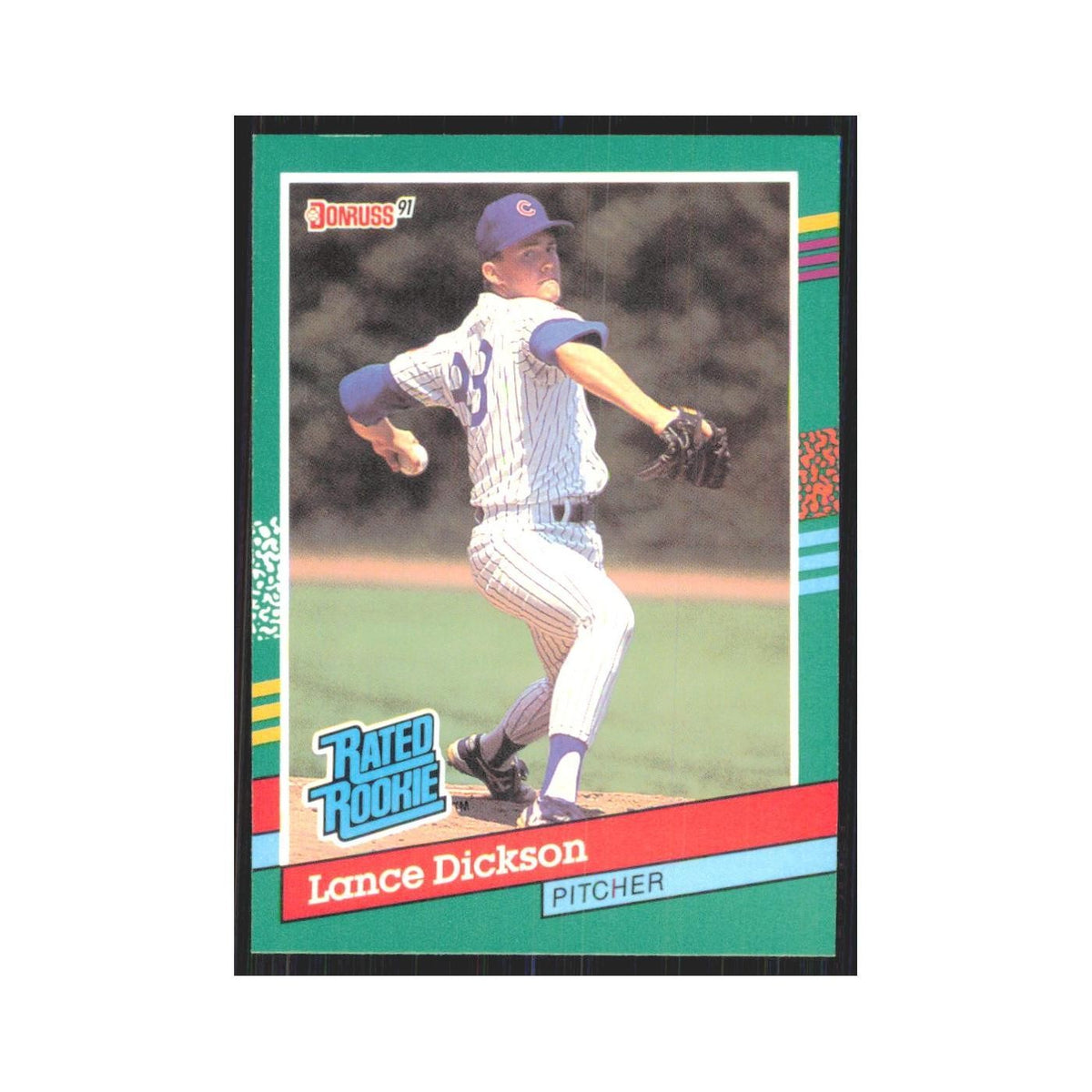 1991 Donruss Lance Dickson RC Cubs #424