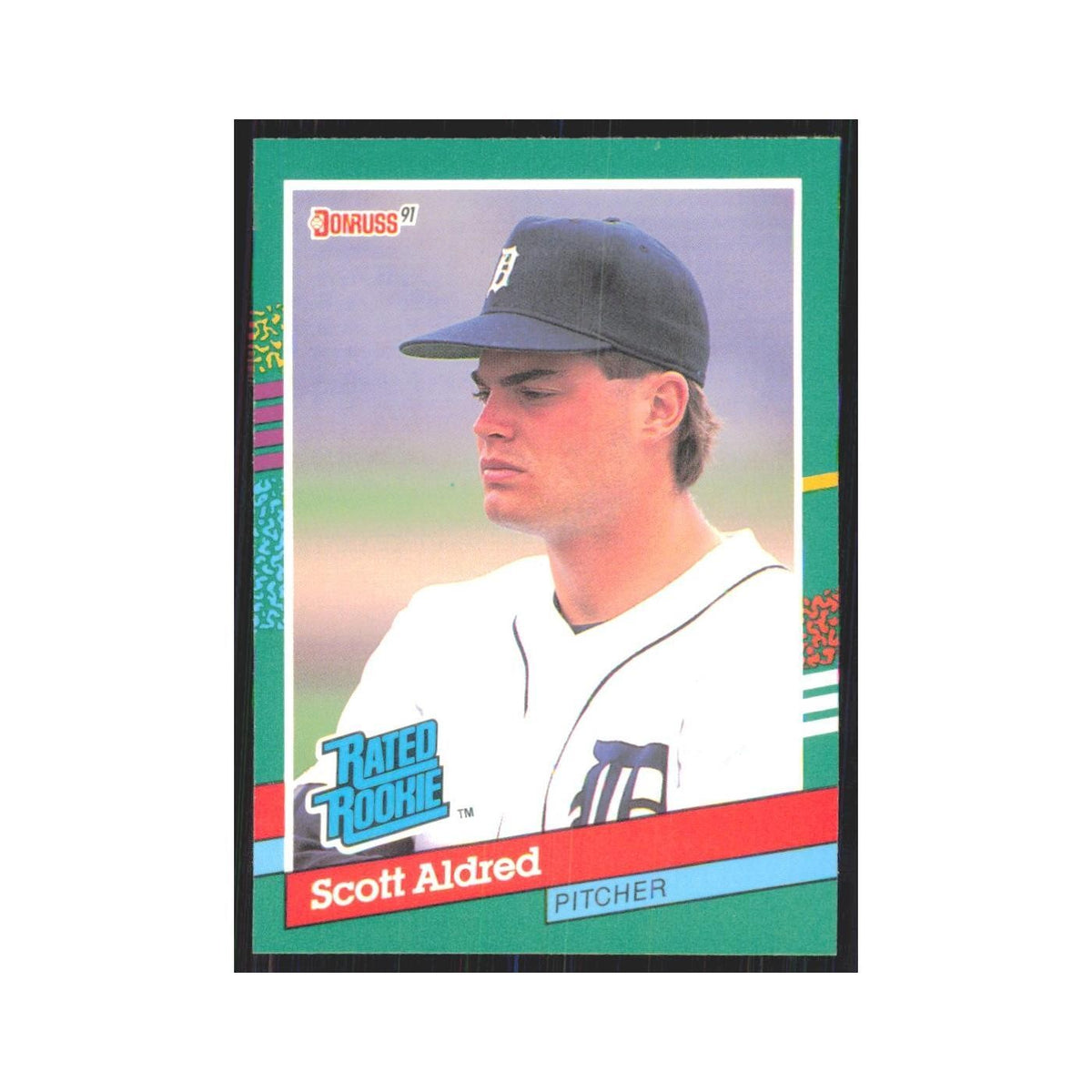 1991 Donruss Scott Aldred RC Tigers #422