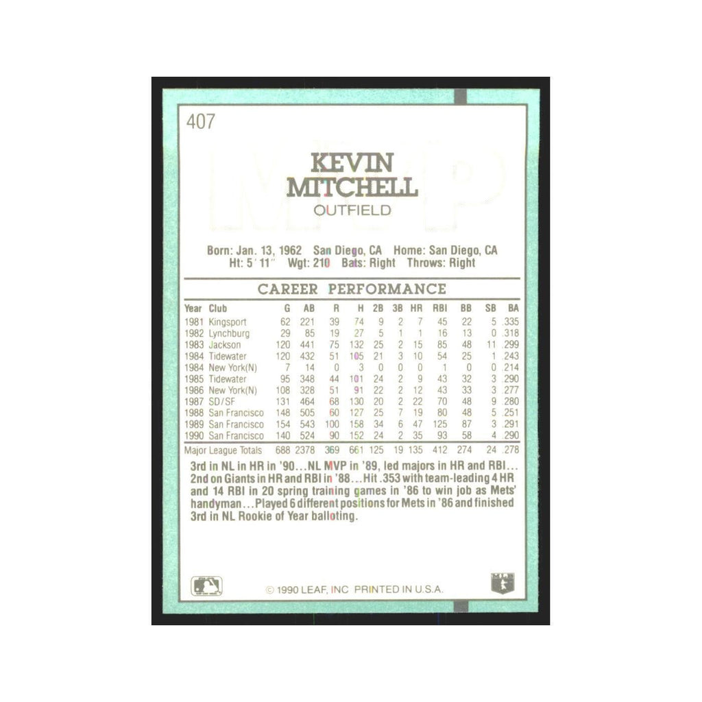 1991 Donruss Kevin Tapani Giants #407