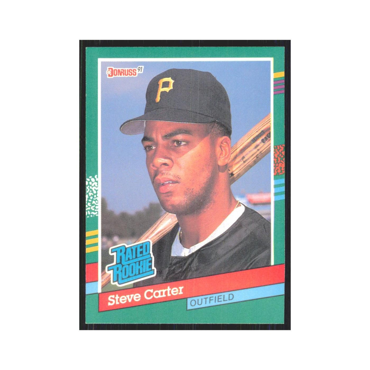 1991 Donruss Steve Carter RC Pirates #418