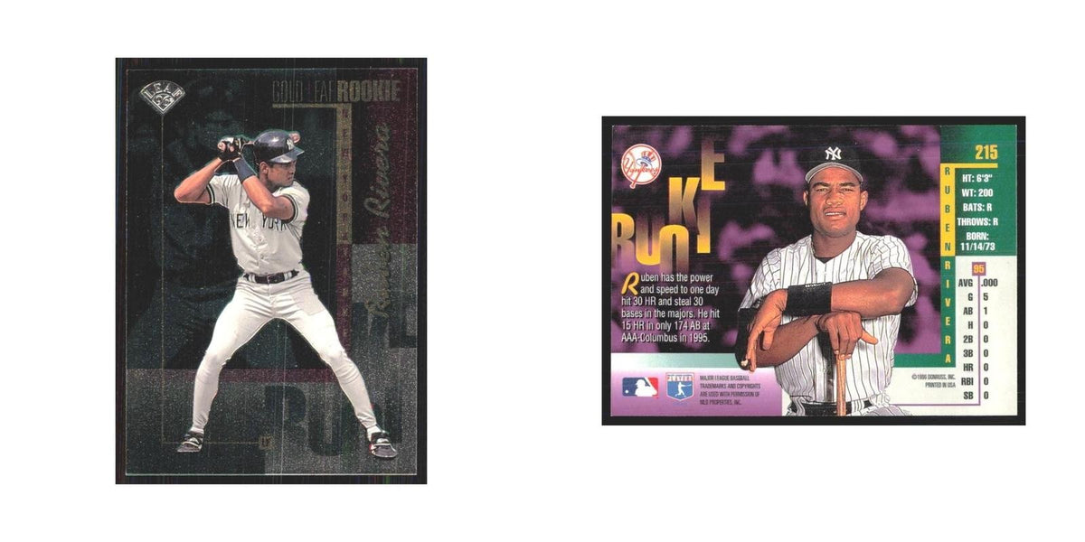 1996 Leaf Ruben Rivera RC Yankees #215