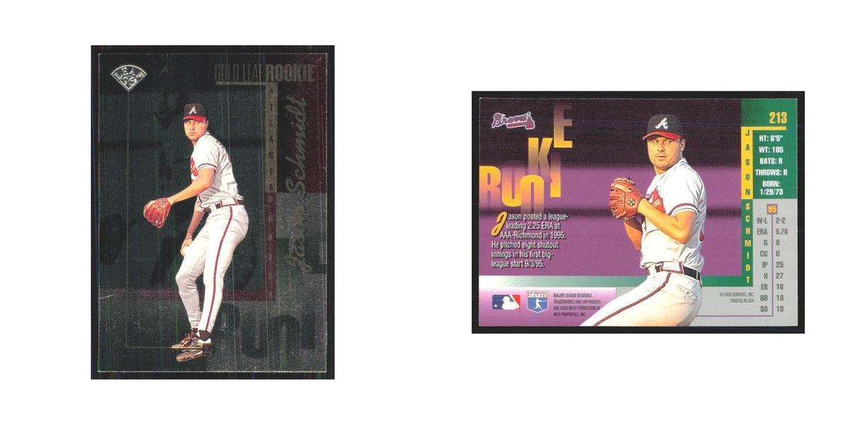 1996 Leaf Jason Schmidt RC Braves #213