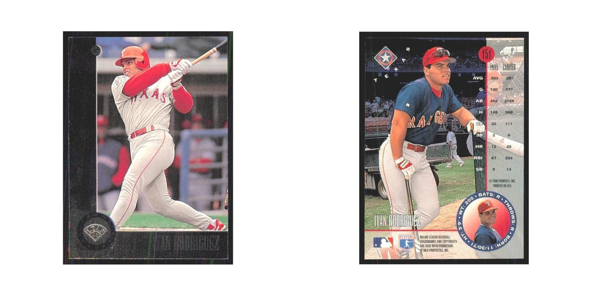 1996 Leaf Ivan Rodriguez Rangers #151