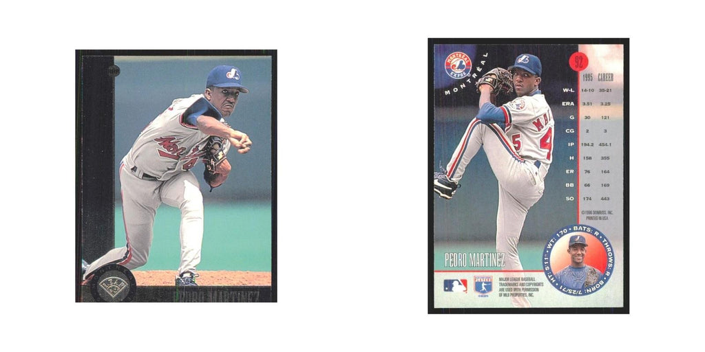 1996 Leaf Pedro Martinez Montreal Expos #92