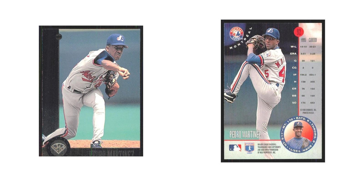 1996 Leaf Pedro Martinez Montreal Expos #92