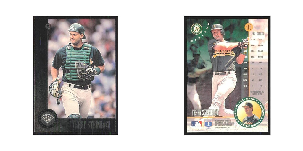 1996 Leaf Terry Steinbach Athletics #160