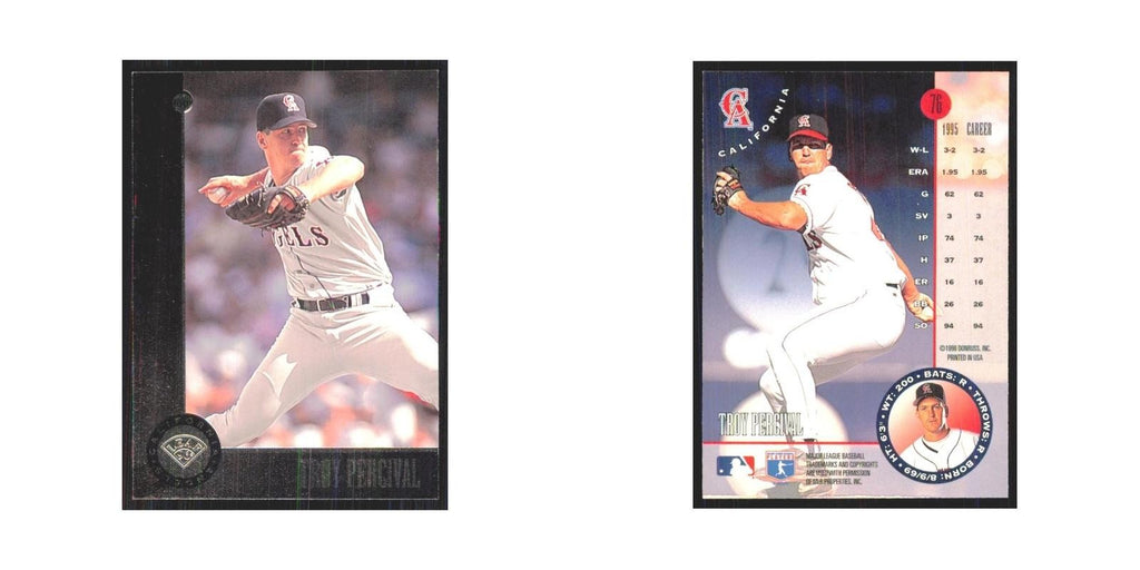 1996 Leaf Troy Percival Angels #76