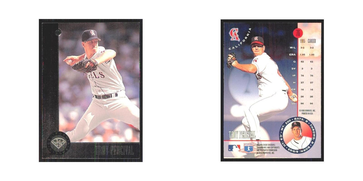 1996 Leaf Troy Percival Angels #76