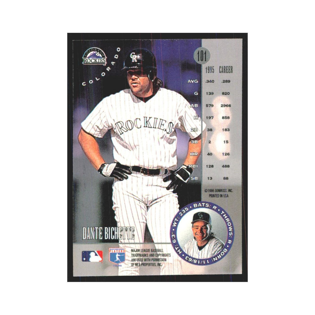 1996 Leaf Dante Bichette Rockies #101