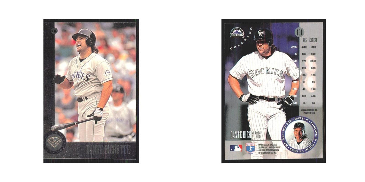 1996 Leaf Dante Bichette Rockies #101