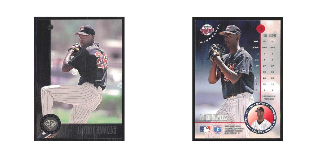1996 Leaf LaTroy Hawkins Twins #56