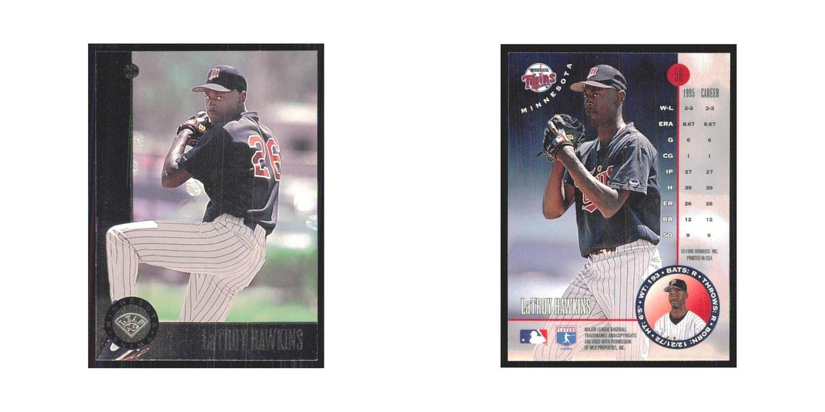 1996 Leaf LaTroy Hawkins Twins #56