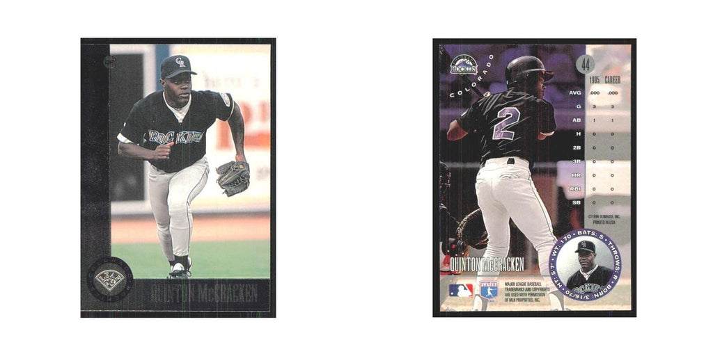 1996 Leaf Quinton McCracken Rockies #44