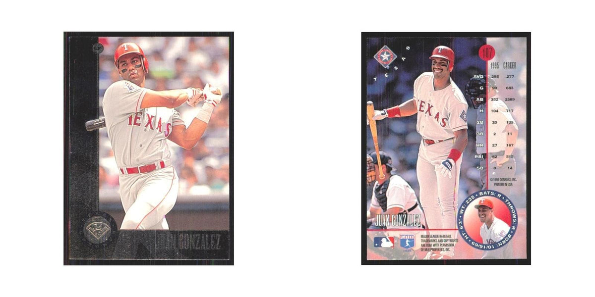 1996 Leaf Juan Gonzalez Rangers #107