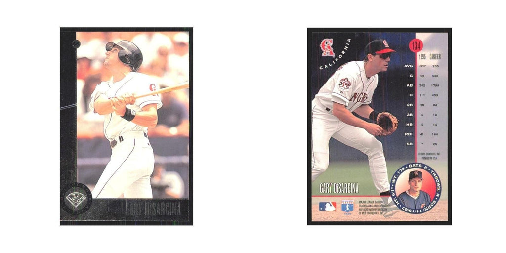 1996 Leaf Gary DiSarcina Angels #134