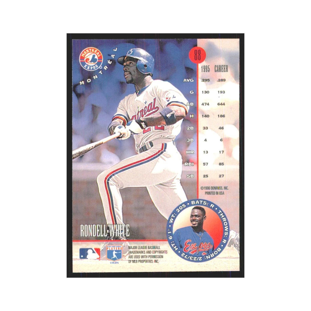 1996 Leaf Rondell White Montreal Expos #88